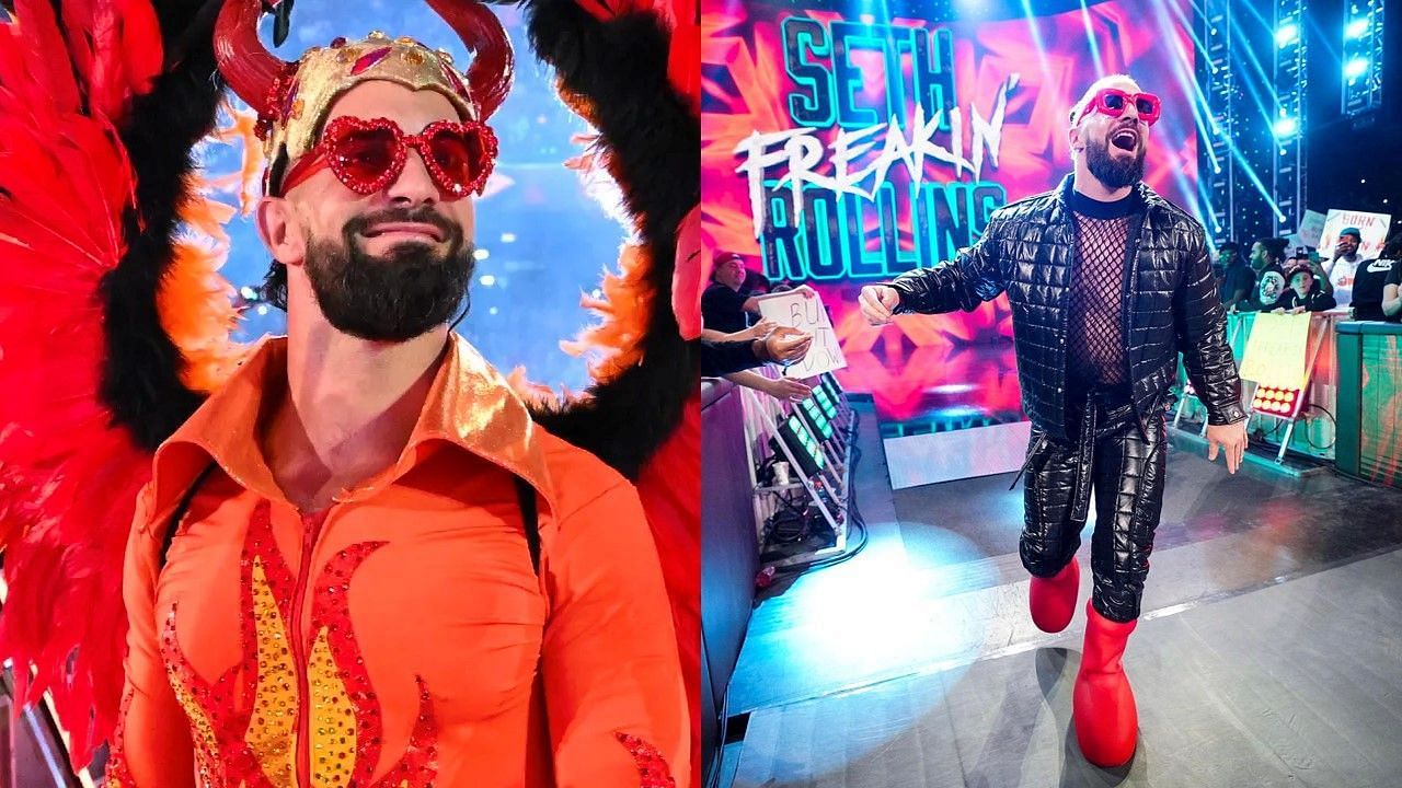 Seth Rollins has had some colorful outfits over the last year