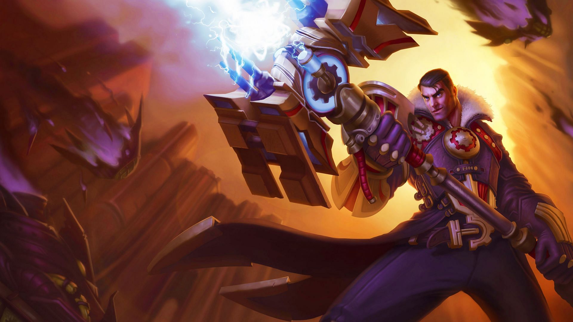 Jayce, the brilliant inventor who has devoted his life to Piltover&#039;s defense (Image via Riot Games)