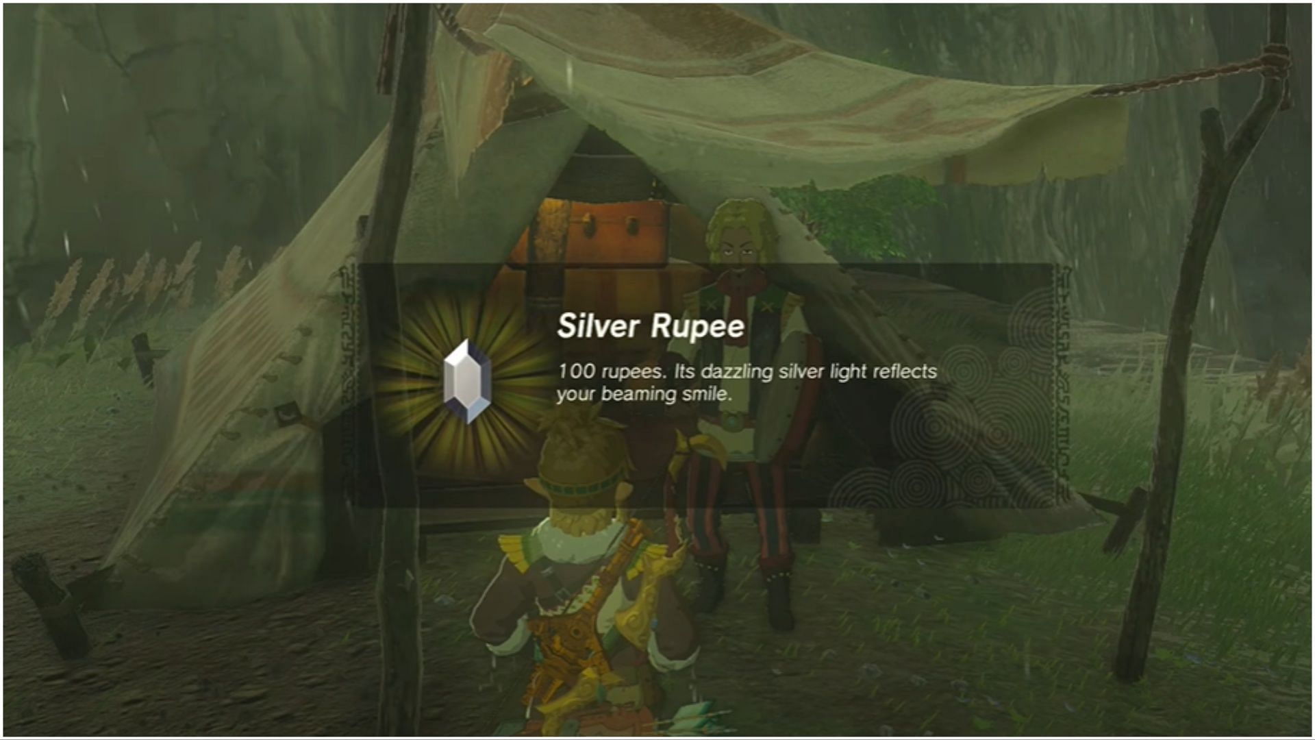 As a reward, you will receive a Silver Rupee (Image via The Legend of Zelda Tears of the Kingdom)