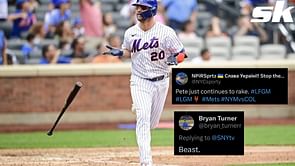 New York Mets fans in awe after Pete Alonso becomes the first player to reach 20 home runs this season: "Pete just continues to rake" "Beast"