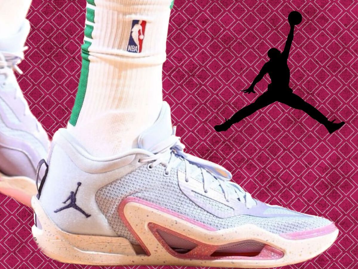 Jordan Tatum 1 PE Dongdan shoes (Image via Sportskeeda)