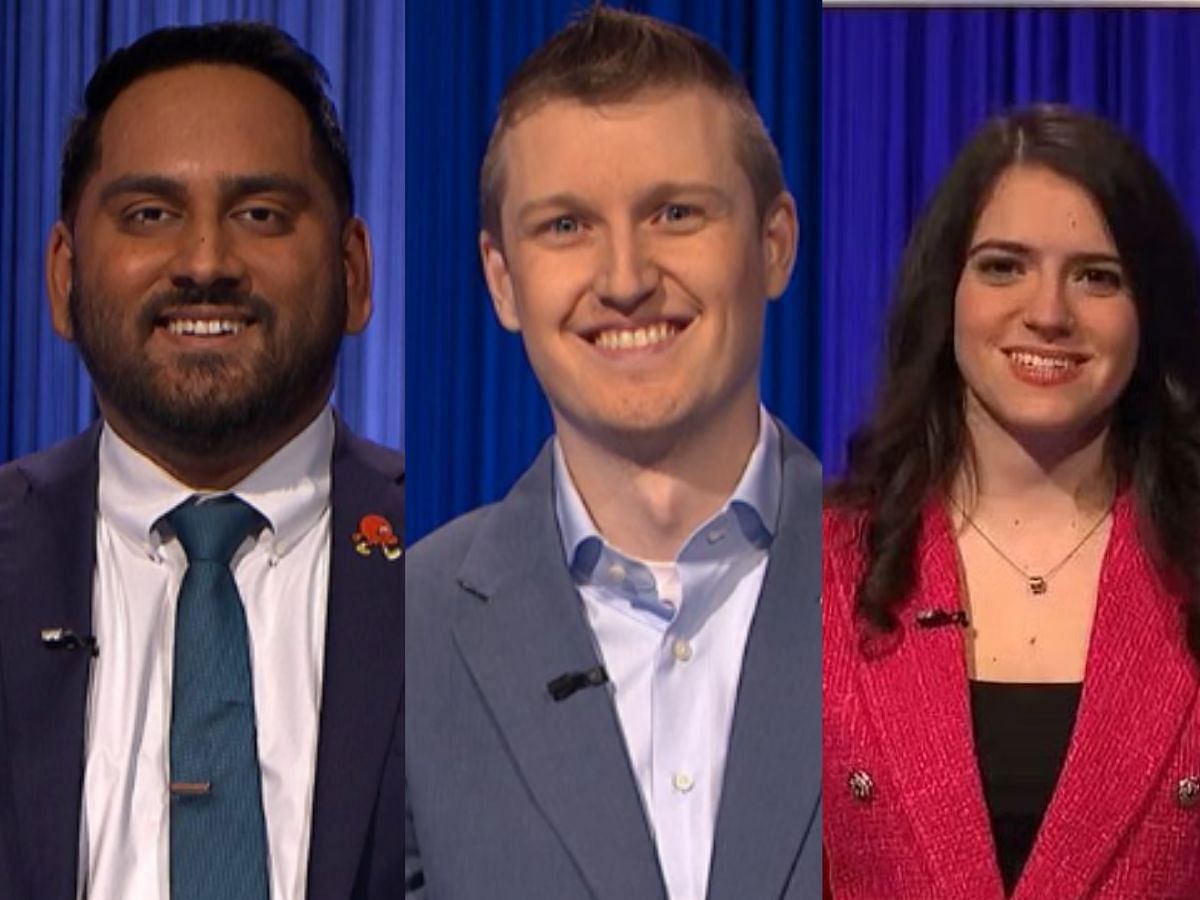 2 new players try to defeat the reigning winner (Image via jeopardy.com)