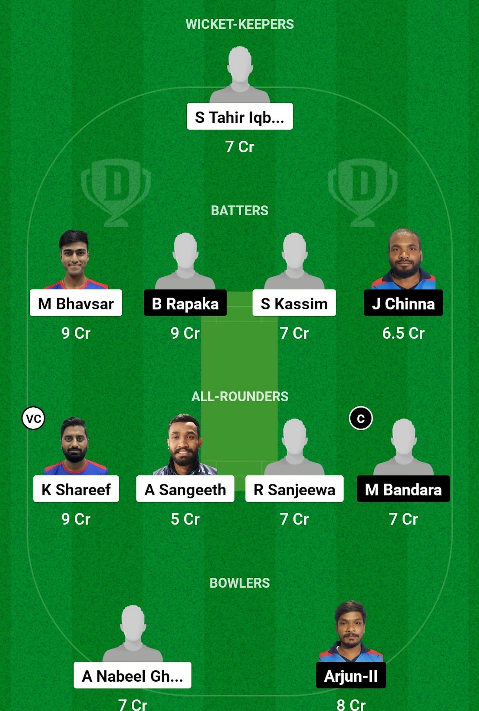 DR vs JKC Dream11 Prediction, Match 38, Head-to-head Team