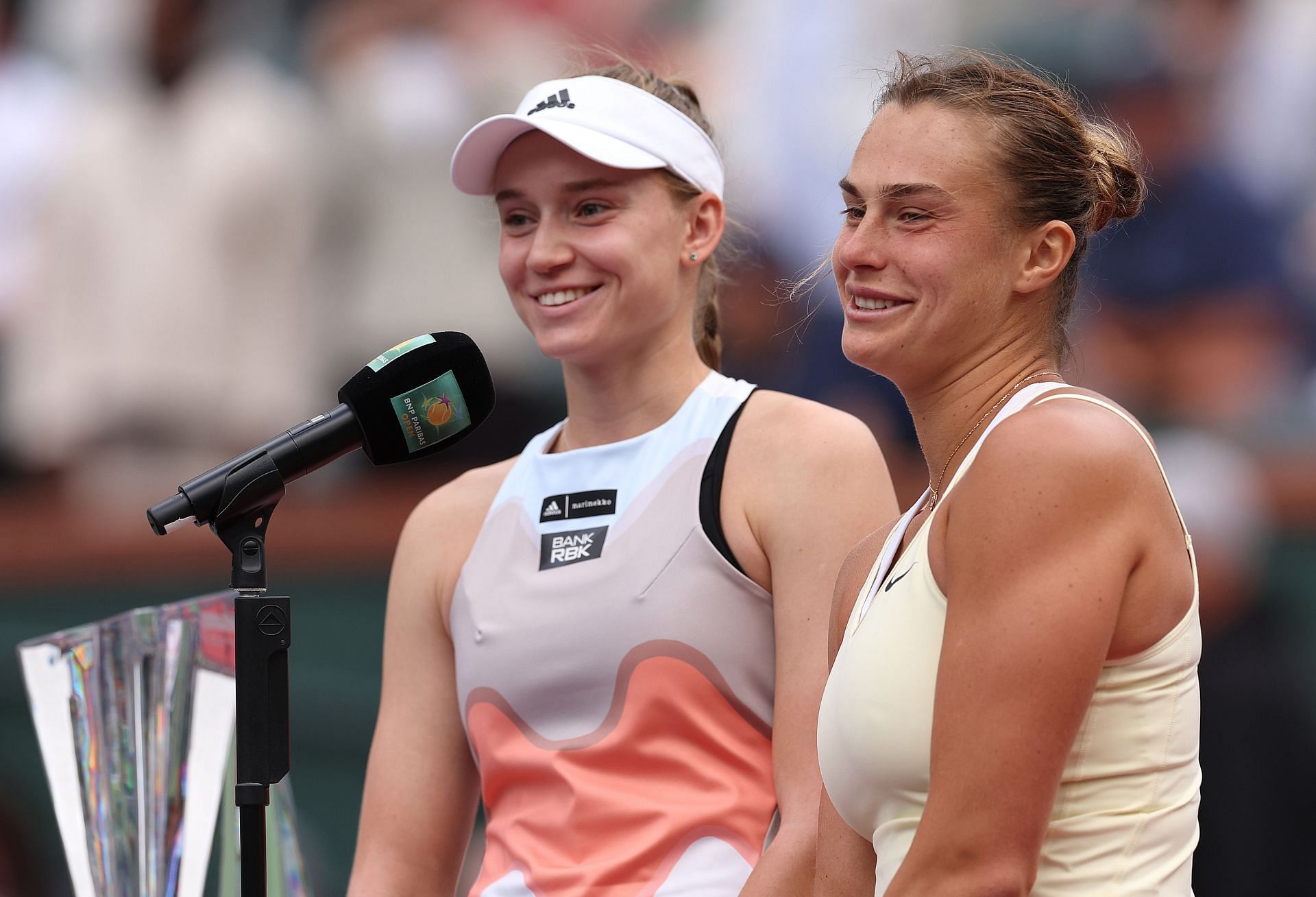 Elena Rybakina defeated Aryna Sabalenka in the 2023 BNP Paribas Open final