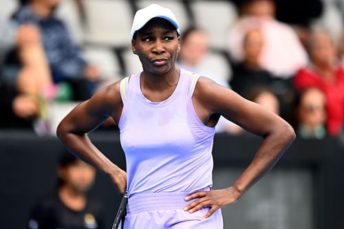 Venus Williams at the 2023 ASB Women's Classic.