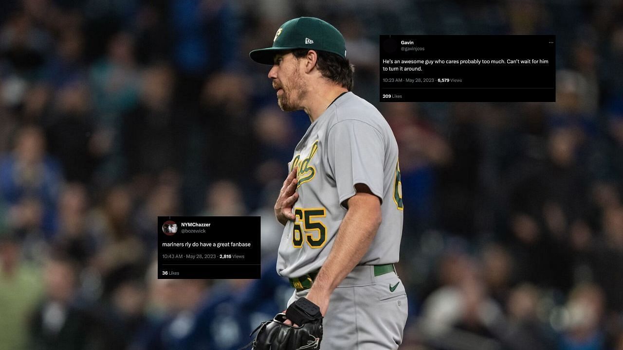MLB fans touched by Seattle Mariners' fans attempt to cheer Trevor May up:  Can't wait for him to turn it around