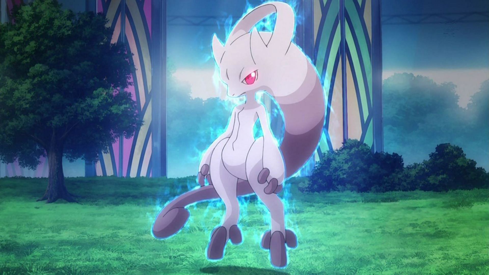 Mega Mewtwo Y as it appears in the anime (Image via The Pokemon Company)