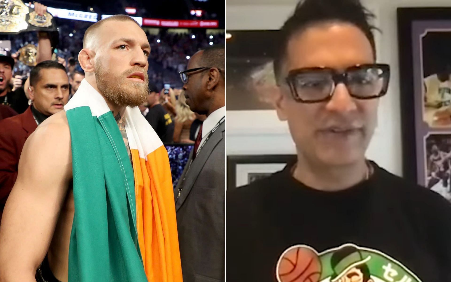 Conor McGregor [Left], and Gotham Chopra [Right] [Photo credit: BroBible - YouTube]