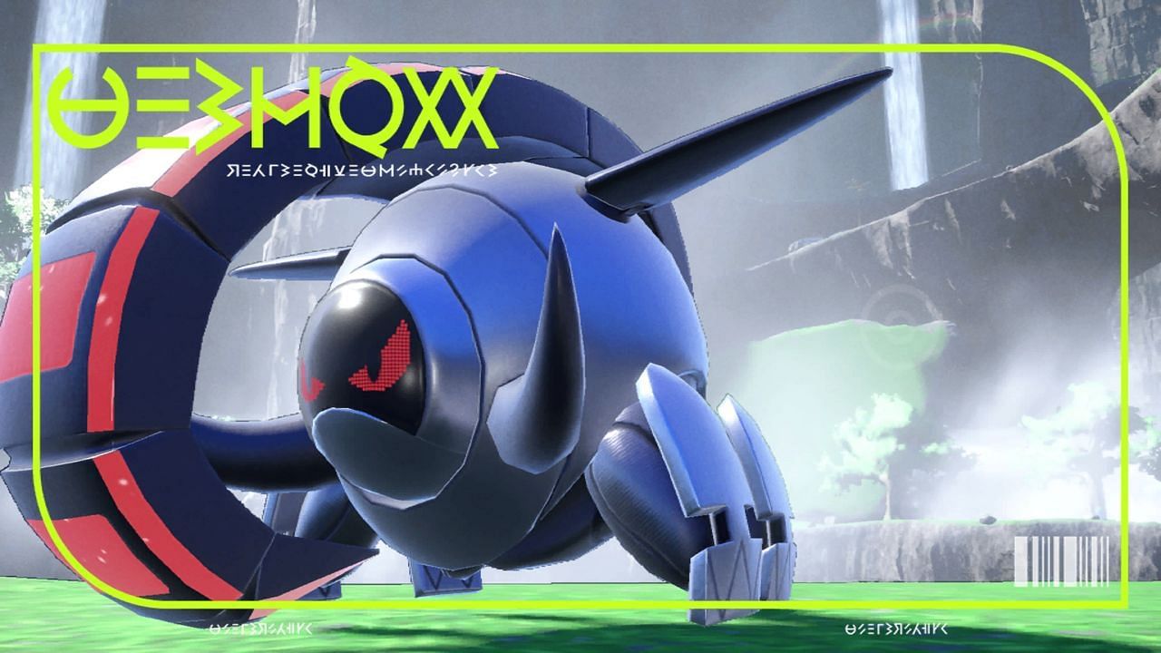 Iron Treads&#039; Pokedex picture in Pokemon Scarlet and Violet (Image via The Pokemon Company)