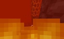 How to escape lava quickly in Minecraft