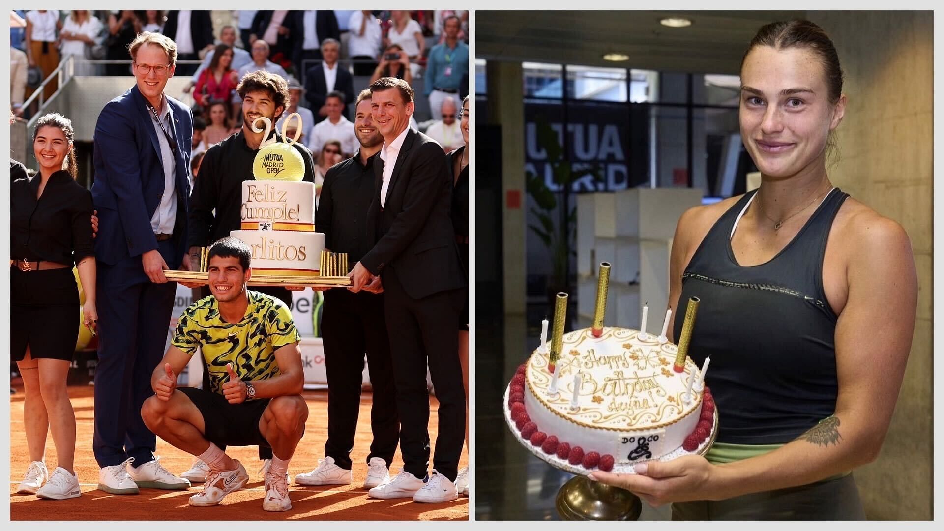 Sabalenka and Alcaraz in Madrid