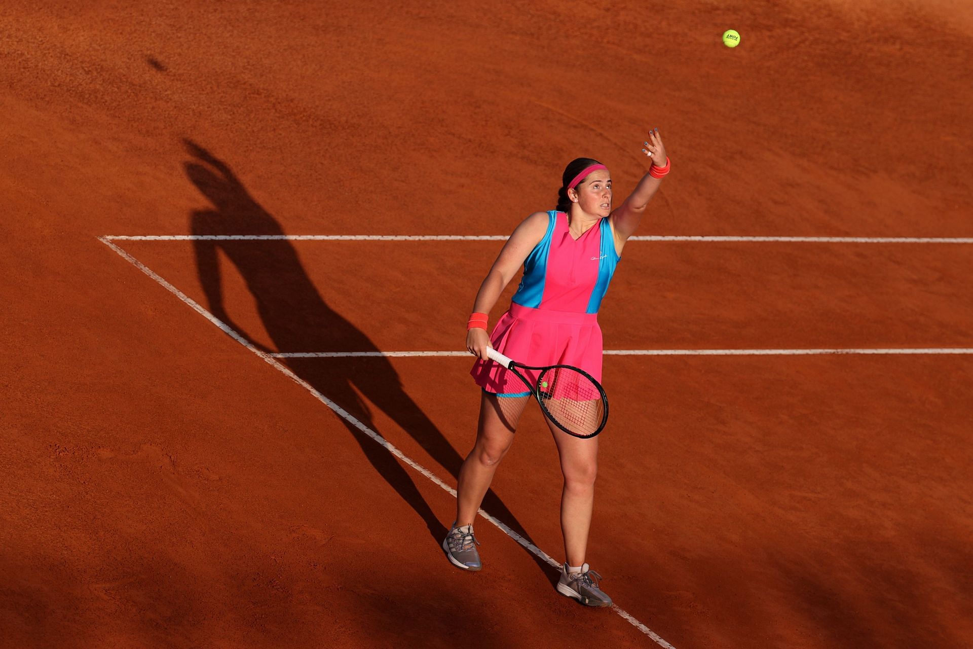 Jelena Ostapenko at the 2023 Italian Open.