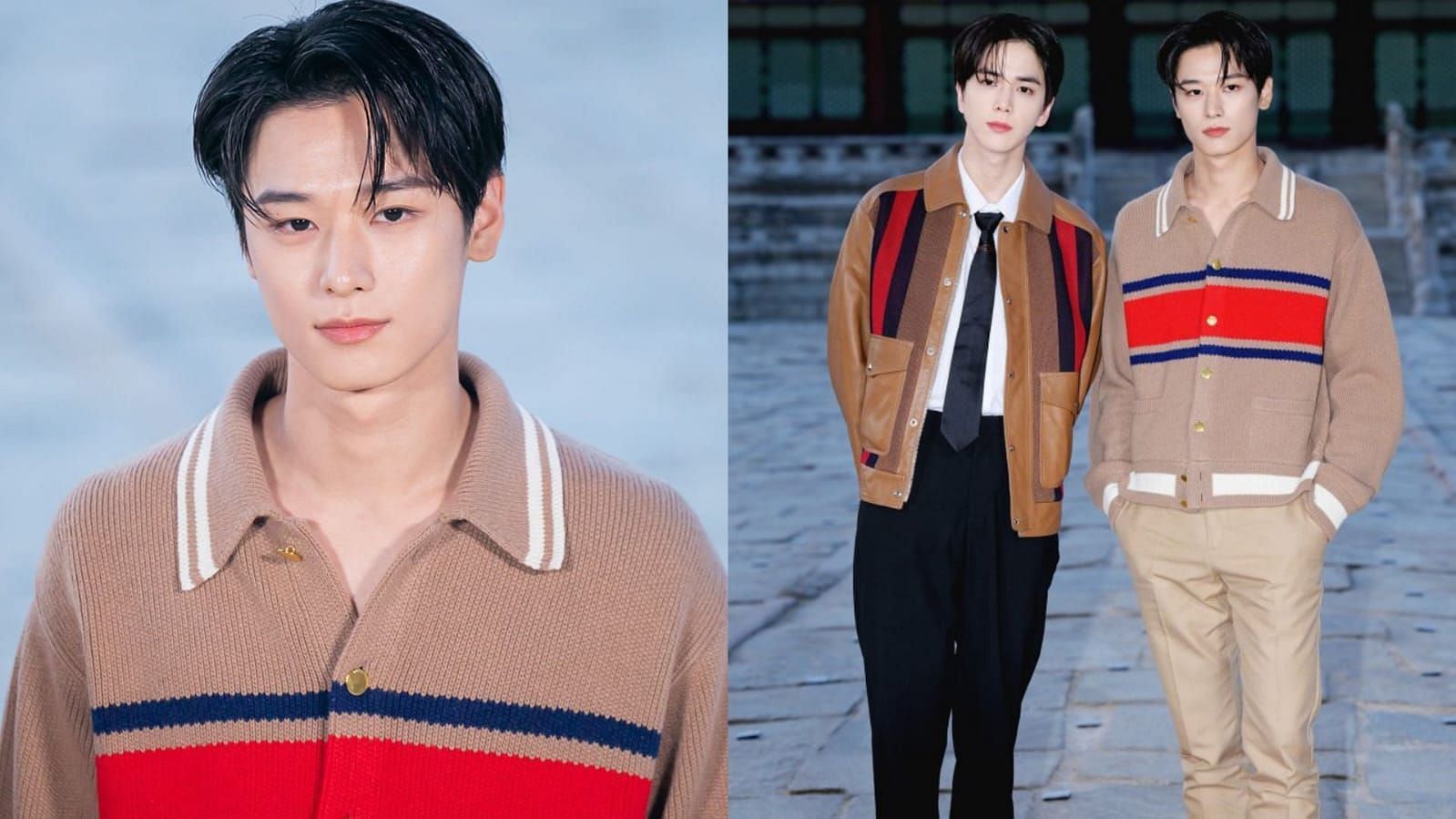 The Boyz&#039; Juyeon at the Gucci Cruise event (Image via IMBC)