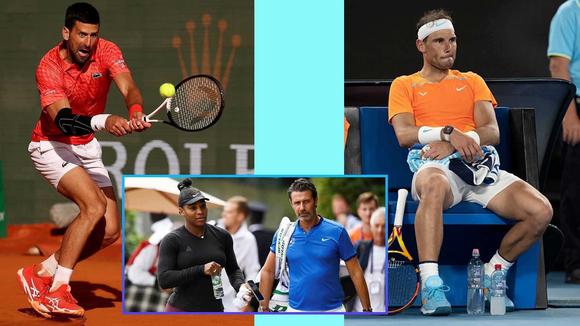 Patrick Mouratoglou Novak Djokovic Rafael Nadal French Open