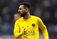 Lionel Messi has been back in training following suspension.