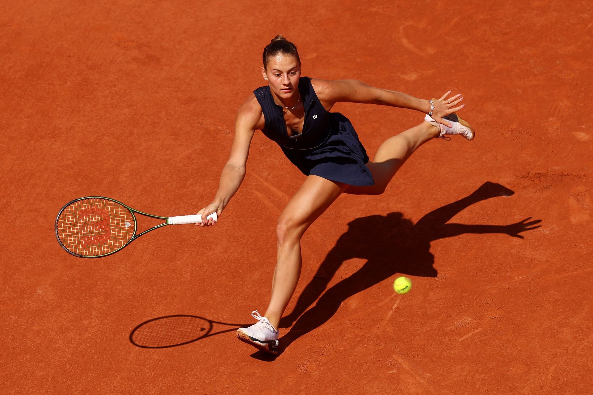 Marta Kostyuk at the French Open