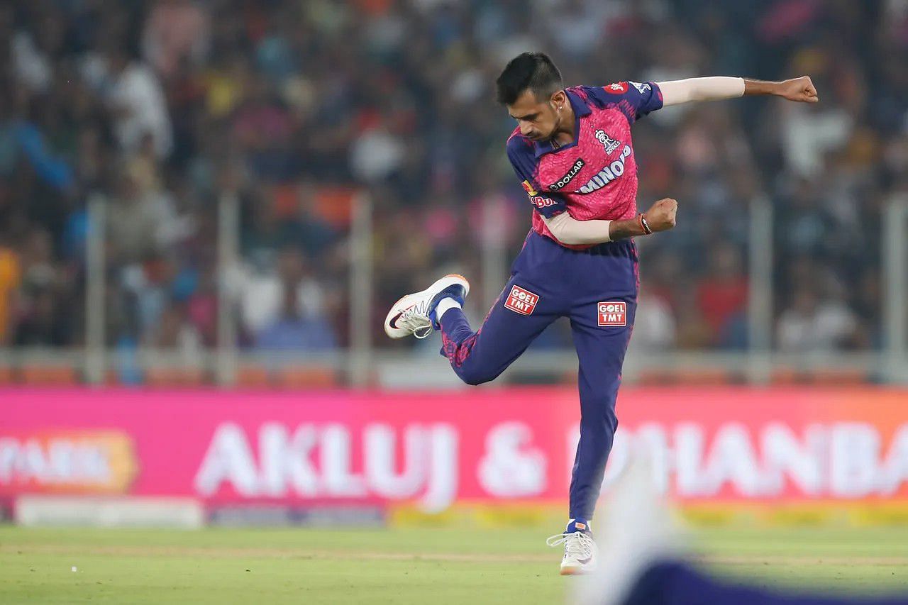 Yuzvendra Chahal celebrating vs GT [IPLT20]