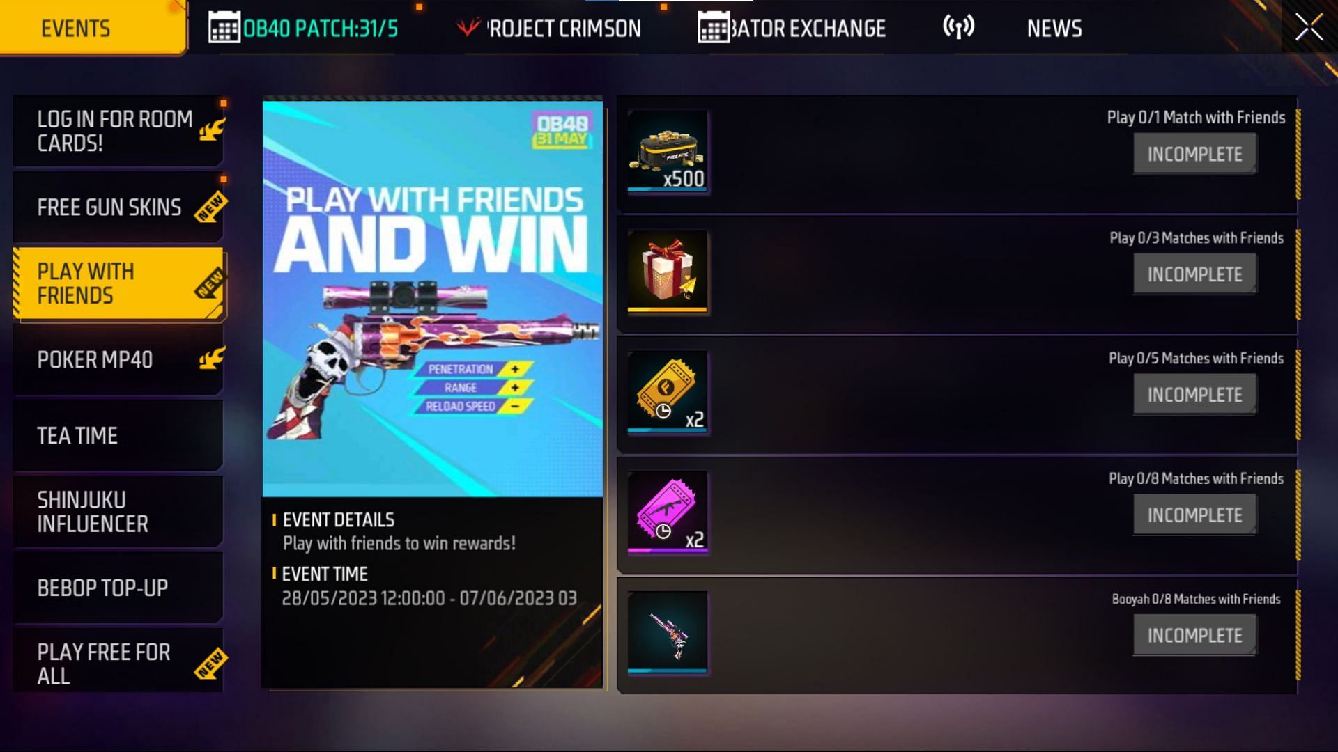 How to get free mythic gun skins in Free Fire MAX