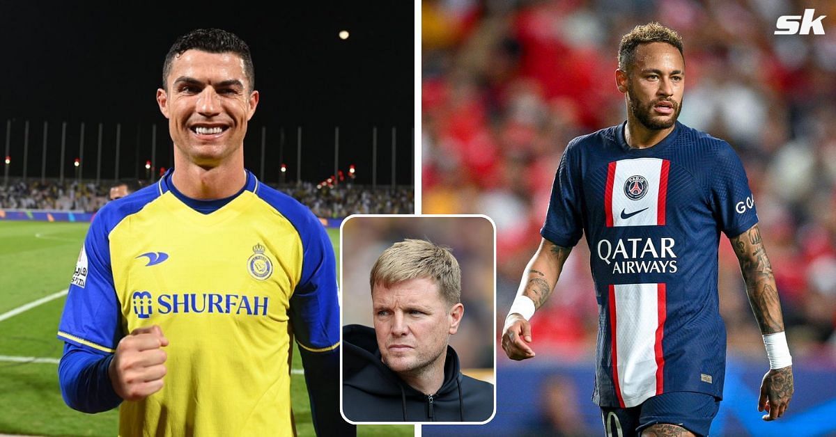 Eddie Howe rubbishes reports suggesting moves for Ronaldo and Neymar.