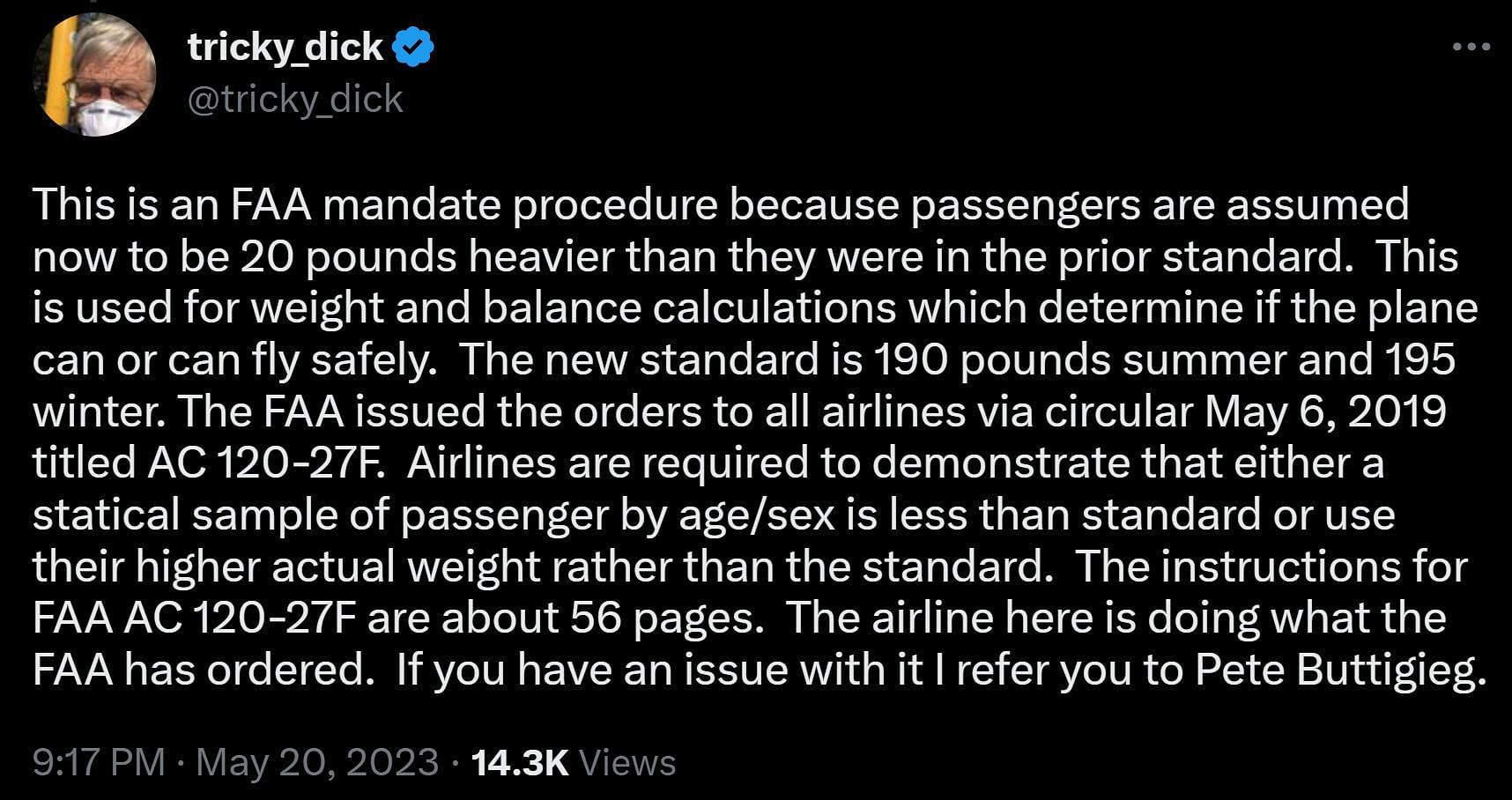 Users supported the airline and criticized the woman for lying (Image via Twitter)