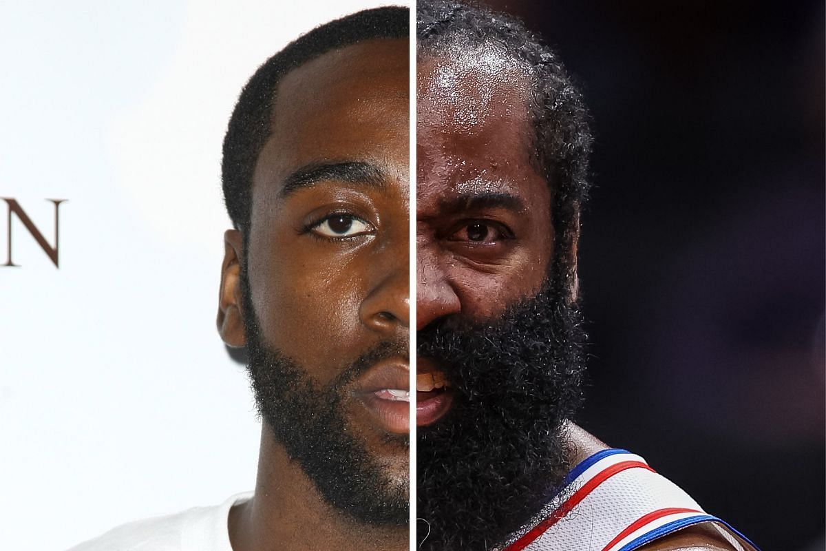 The progression of James Harden's beard