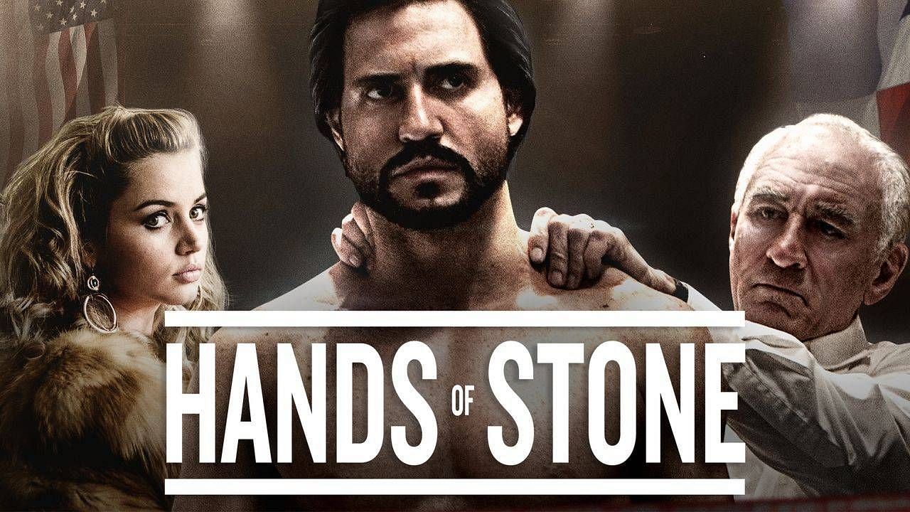 Hands of Stone is a biographical sports film that tells the story of Roberto Duran, a Panamanian boxer. (Image via The Weinstein Company)