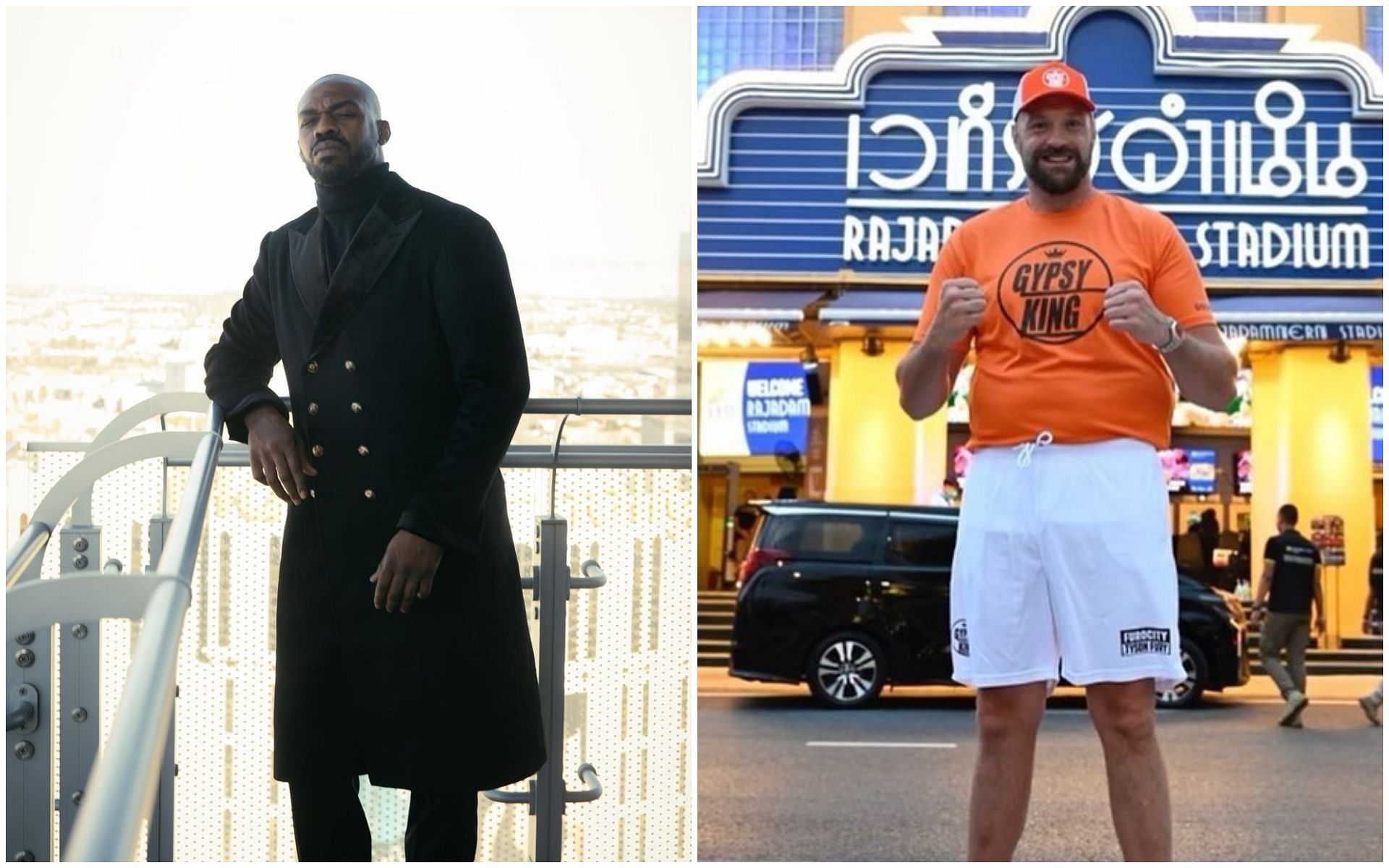 Jon Jones and Tyson Fury