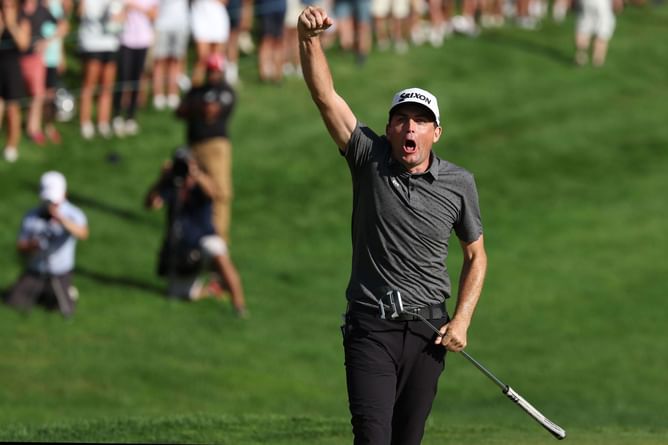 How many positions did Keegan Bradley jump in the Official World Golf Rankings? Travelers Championship winner’s ranking explored