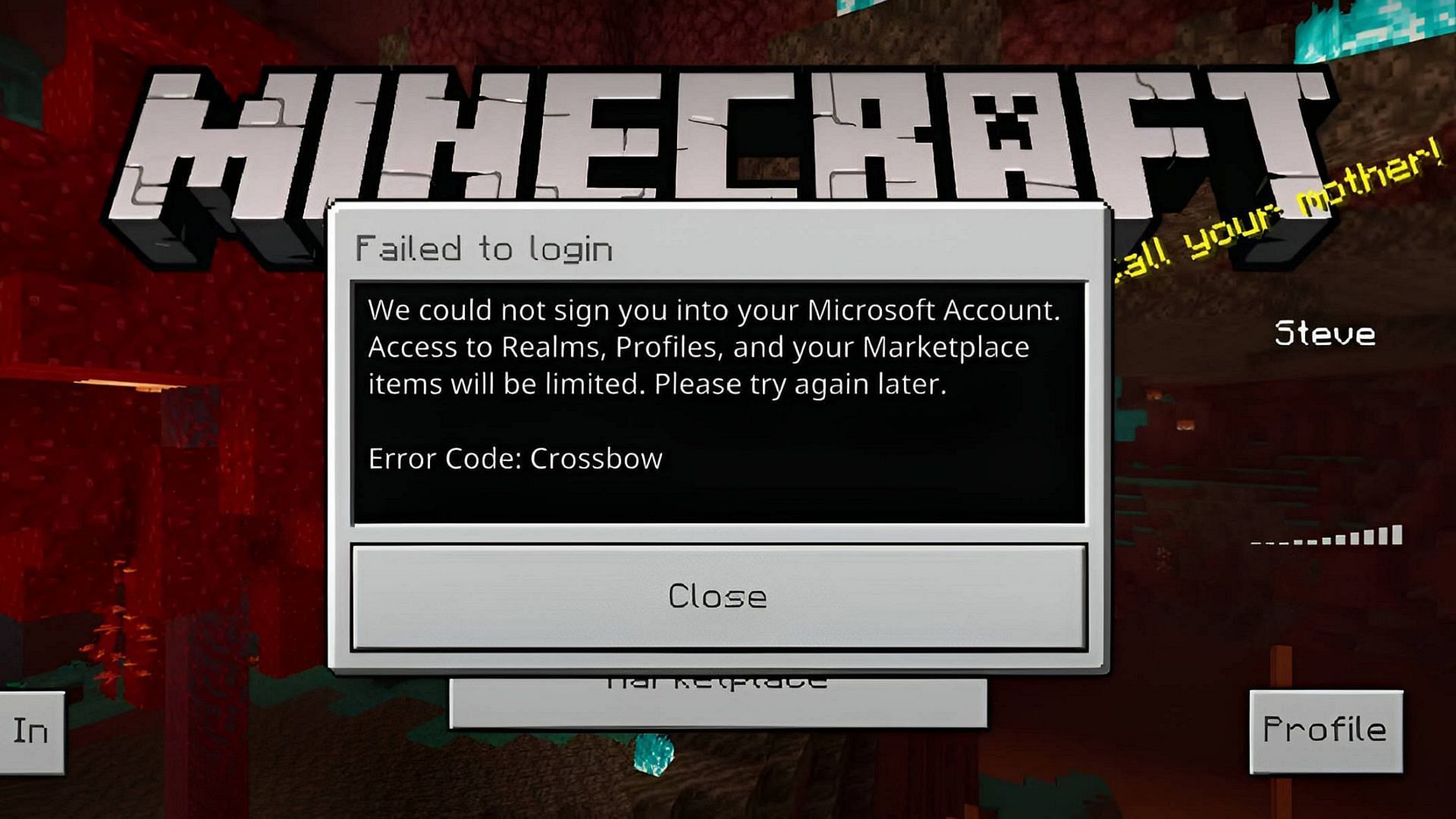 How to fix Minecraft error code Creeper