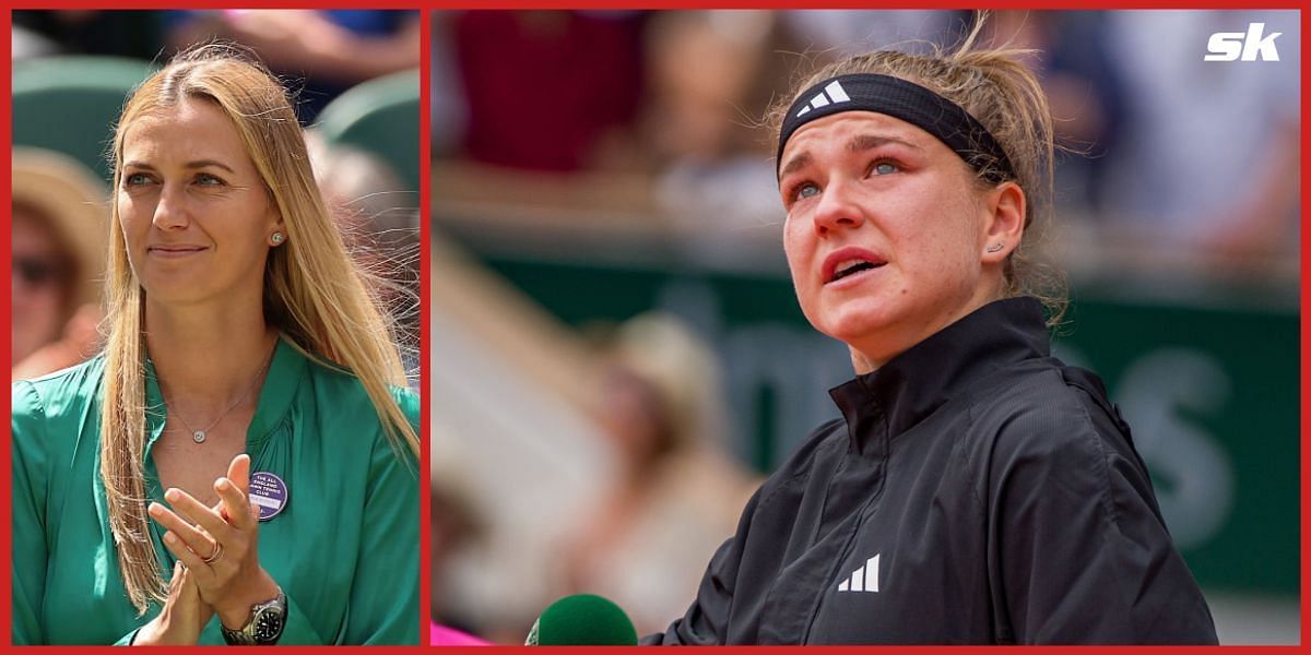 Petra Kvitova applauded countrywoman Karolina Muchova after maiden Grand Slam final.
