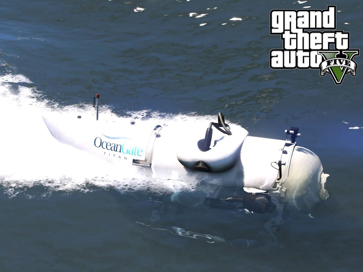 Players can now drive the OceanGate Titan Submarine in GTA 5 (Image via SkylineGTRFreak)