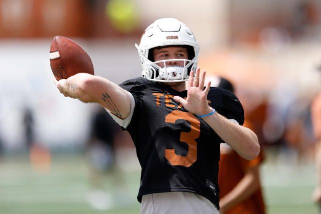 Champion Texas Longhorns NIL Football Jersey - Ewers