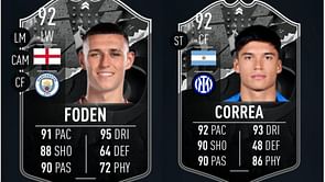 FIFA 23 Joaquin Correa vs Phil Foden Showdown SBC - How to complete, estimated cost, and more