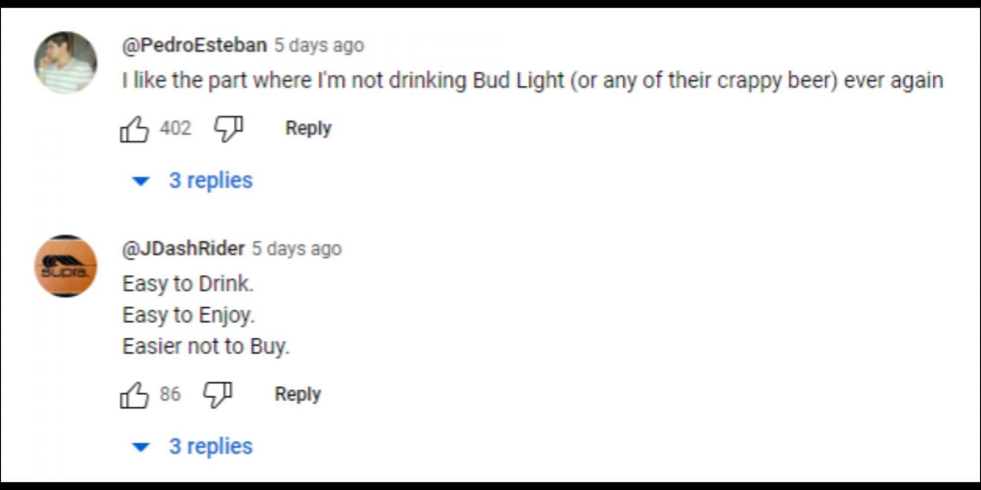 Netizens react to the beer brewer&#039;s &quot;Easy to Summer&quot; ad. (Image via YouTube/@BudLight)