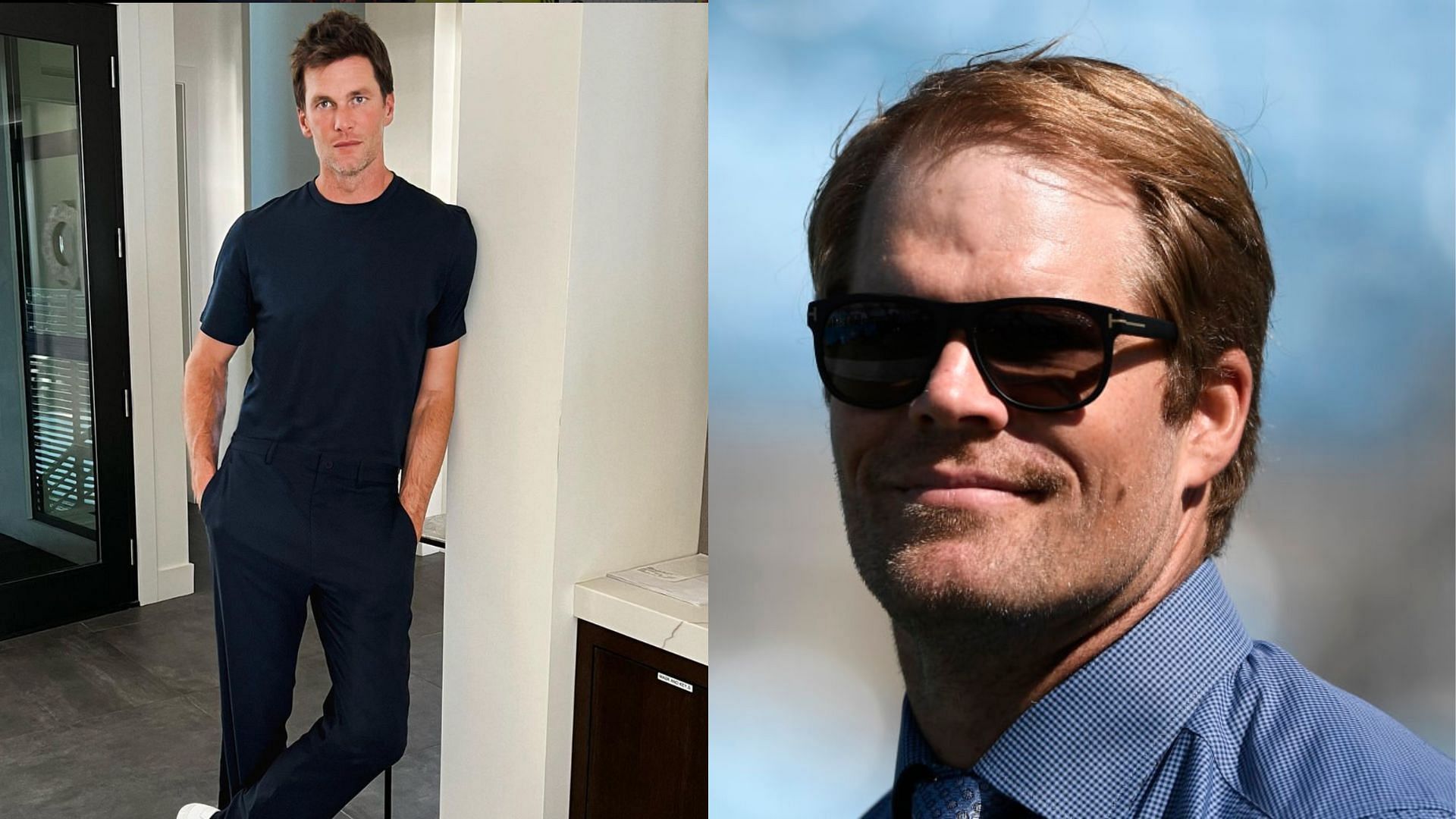 NFL analyst on Fox Sports conundrum with Tom Brady (L) and Greg Olsen (R)