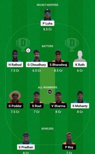 ODC vs ODJ Fantasy Suggestion Team 1