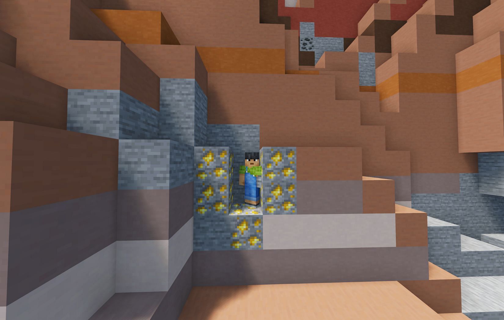 7 best ways to find gold in Minecraft 1.20 (Image via Mojang)