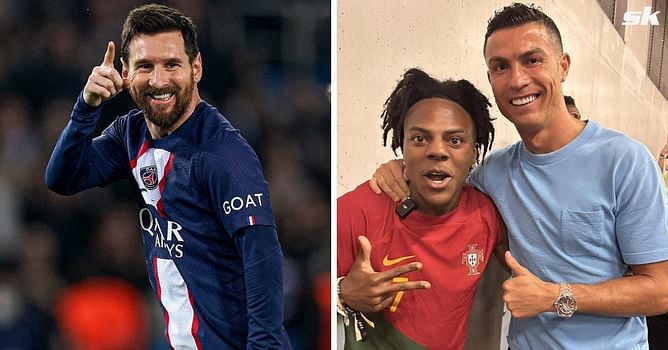 “This is kind of more insane than Ronaldo going to Saudi” – How Cristiano Ronaldo fan IShowSpeed reacted to Lionel Messi joining Inter Miami