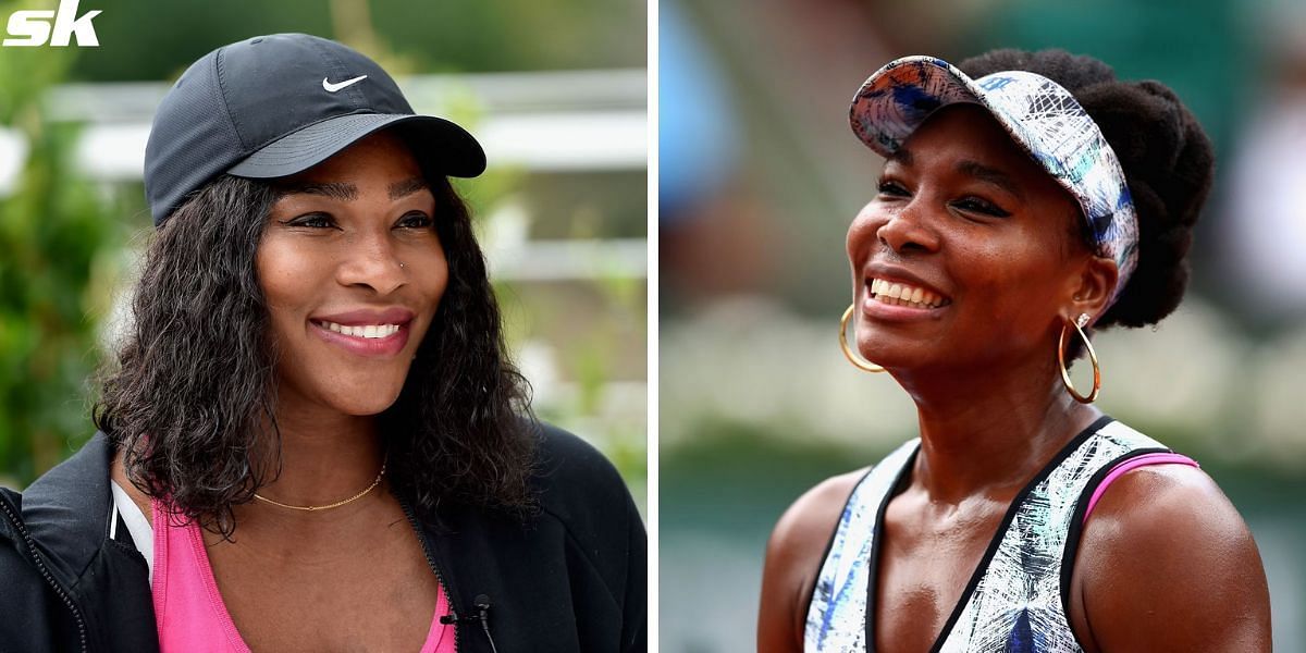 Serena Williams (L) and Venus Williams (R)
