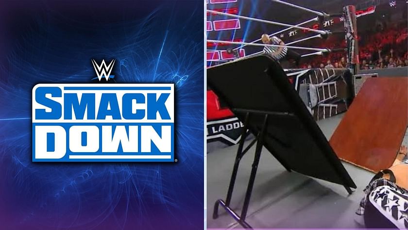 Challengers for titles destroyed after WWE SmackDown; put through a table