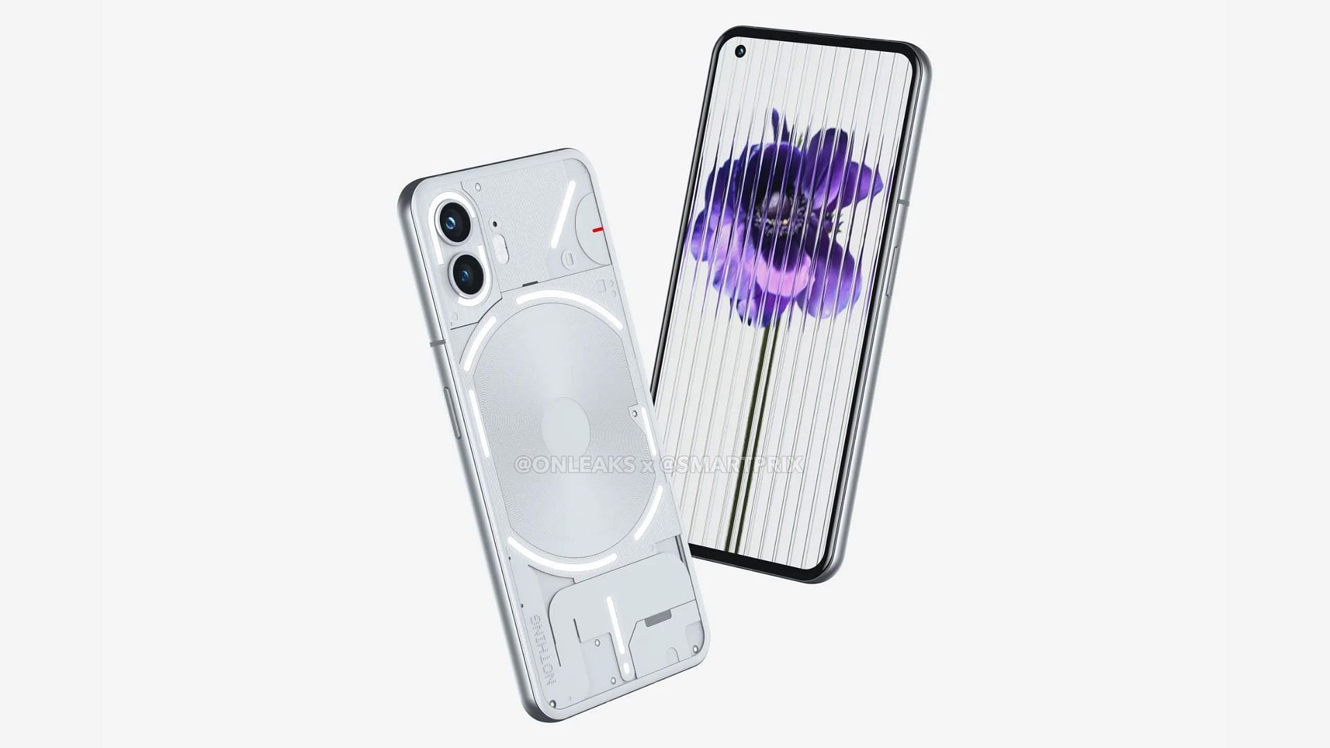 The leaked renders of the Nothing Phone 2 are rather bland (Image via OnLabs)