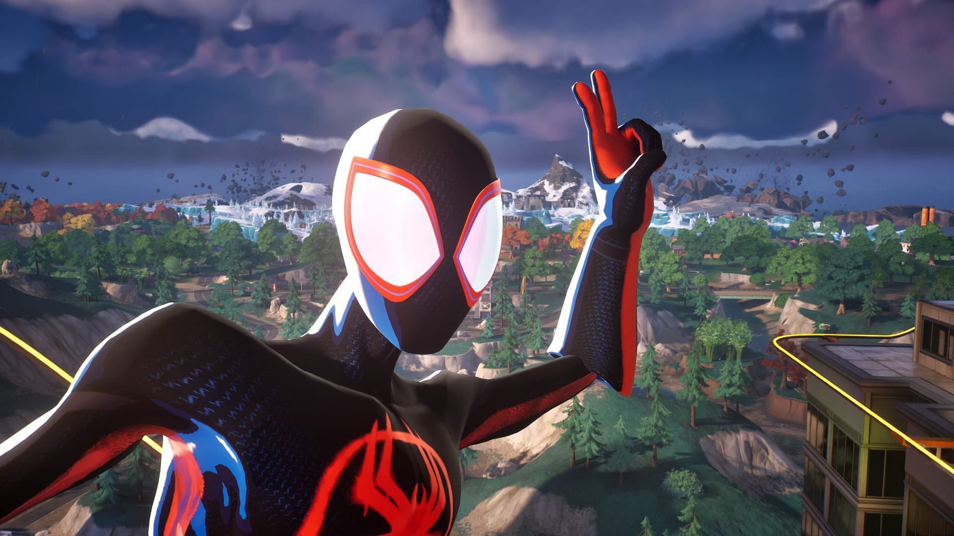 The Spider-Verse collaboration with Fortnite has sparked the imagination for countless of possibilities (Image via Twitter/ExotiCreates)