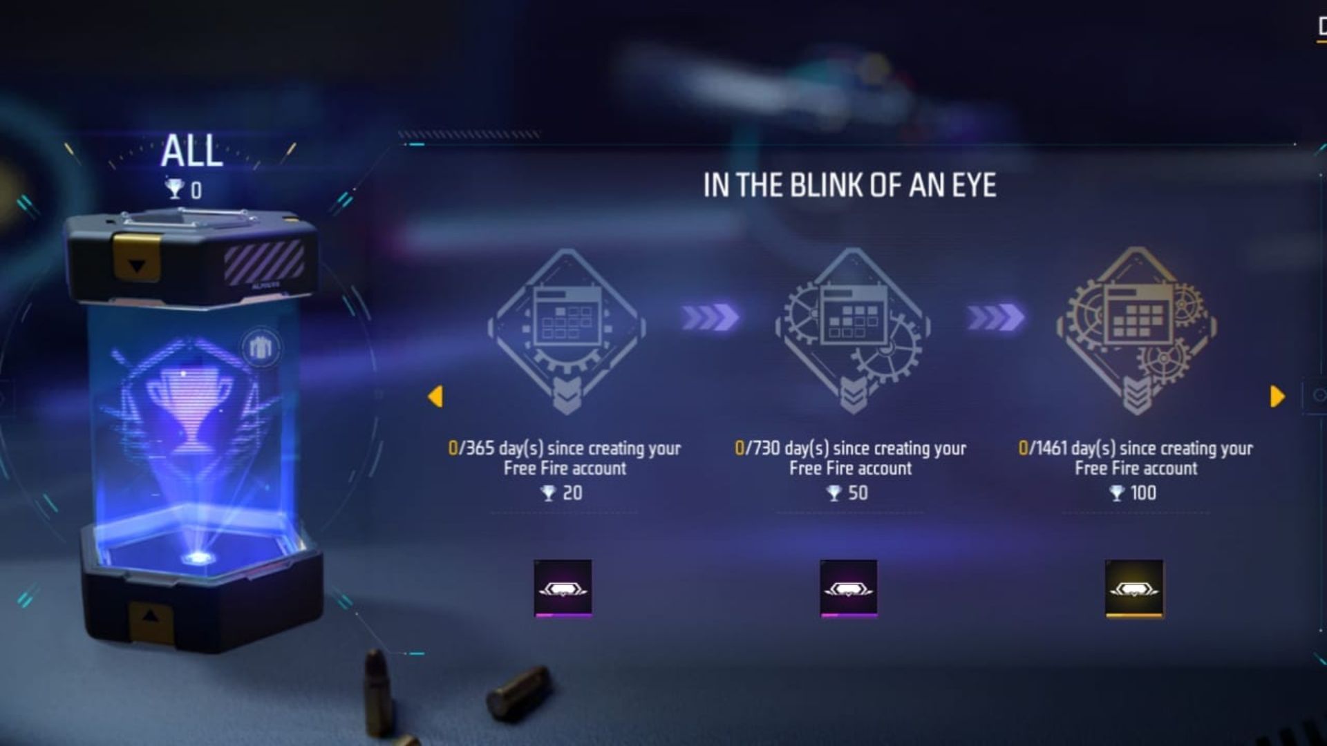 In the Blink of an Eye (Image via Garena)