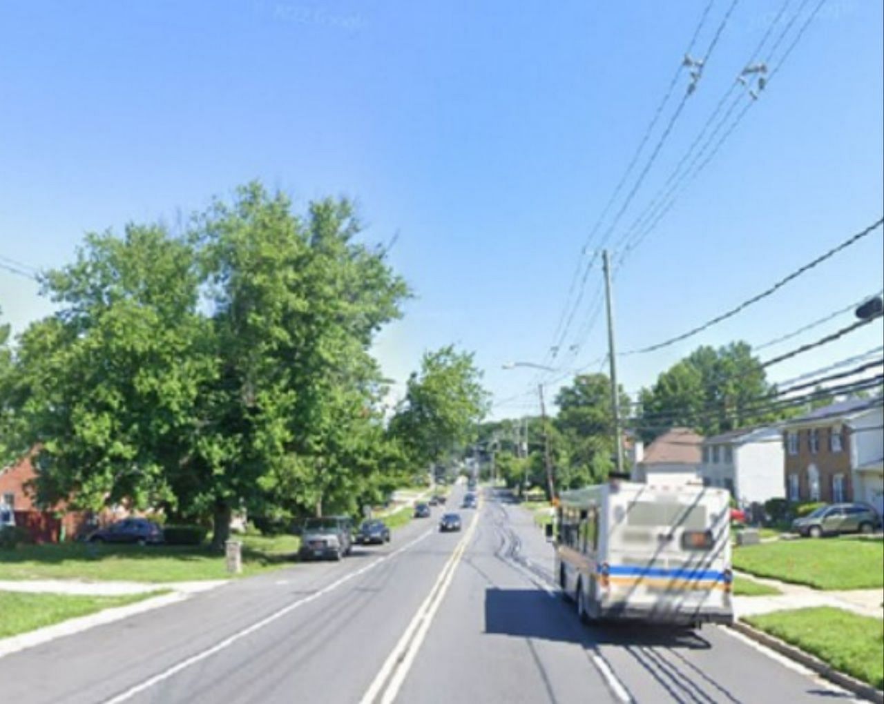 Maryland street where police conducted a welfare check on Margaret Craig (Image via Google Maps)