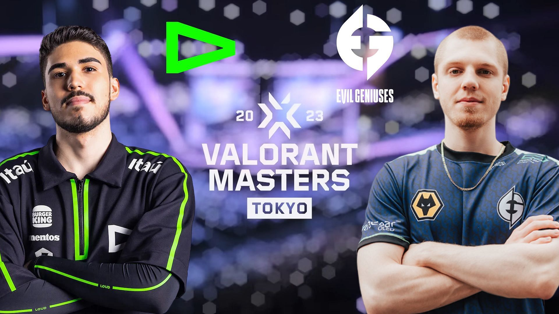 LOUD vs Evil Geniuses at VCT Masters Tokyo 2023 (Image via Sportskeeda)