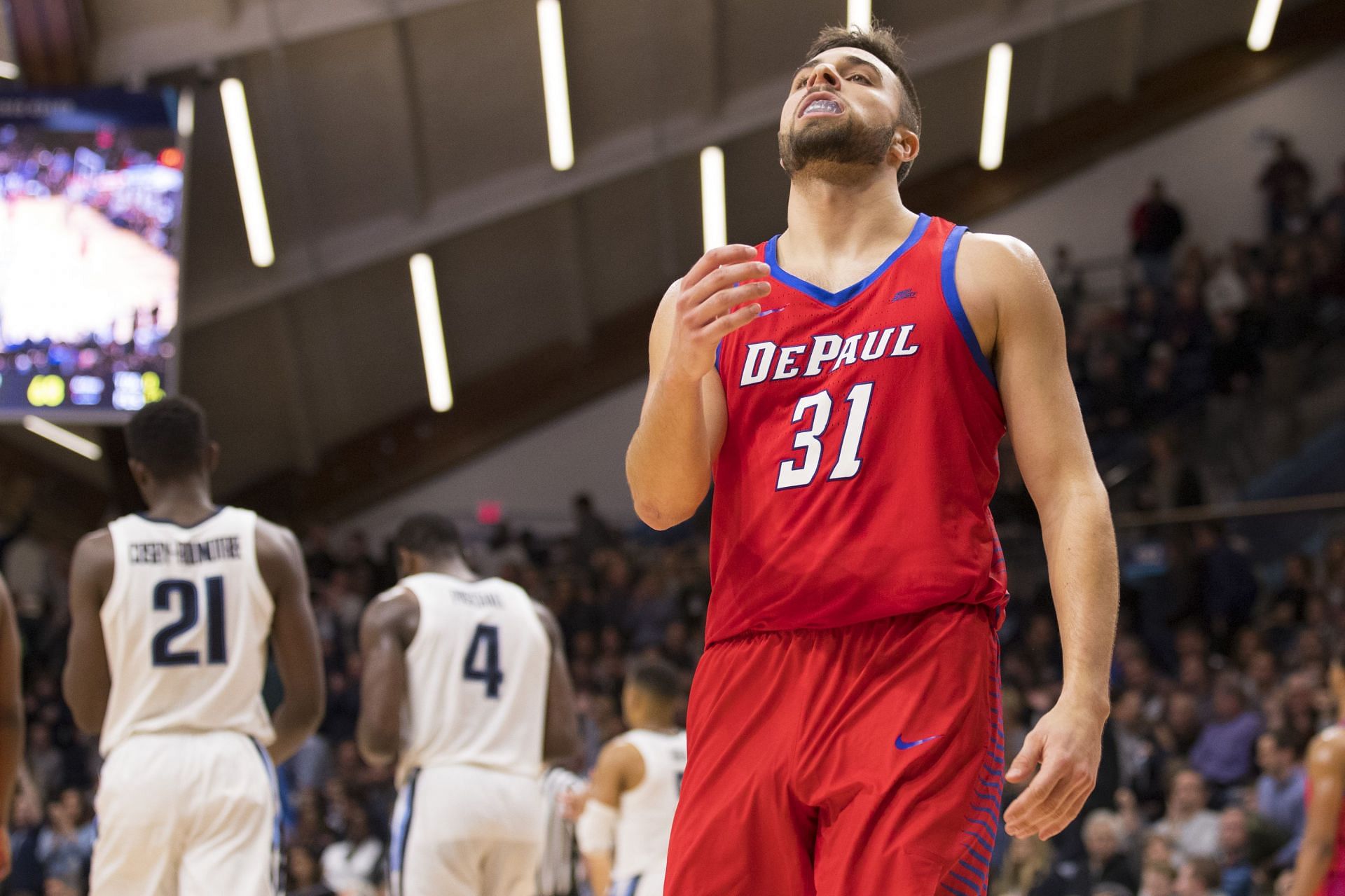 Max Strus playing for DePaul