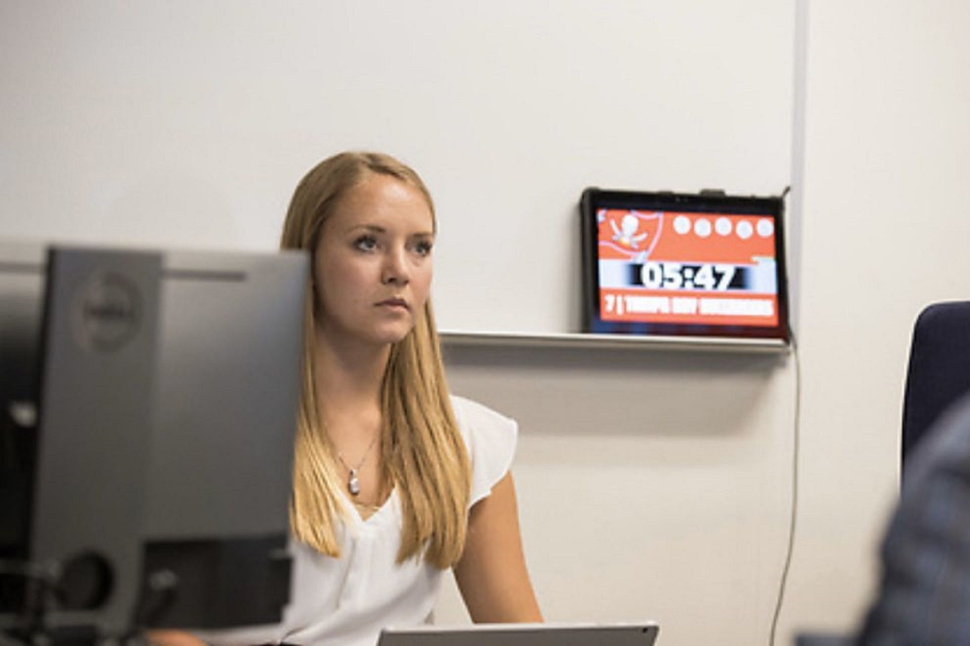 Sarah Bailey, Titans&rsquo; new Director of Football Research and Development (Pic Courtesy: Twitter @sarahrunbailey)