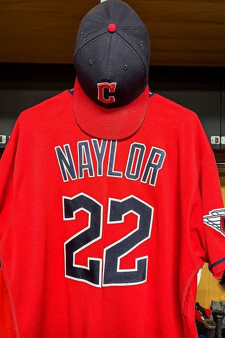 Josh Naylor Men's Authentic Cleveland Guardians Red Alternate