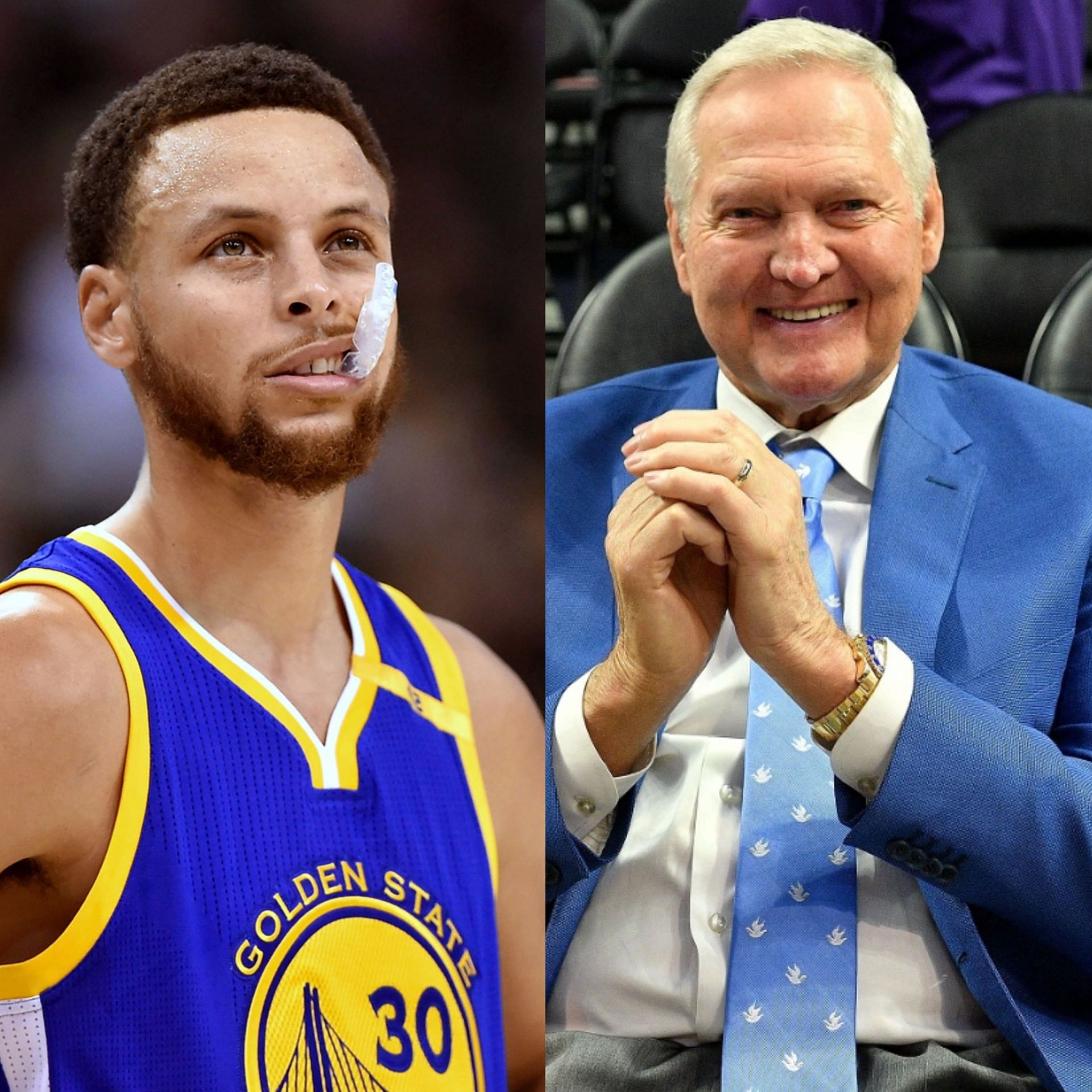 Jerry West praises Steph Curry and his on-court talent