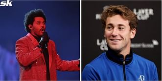 "I would scream so loud"- Casper Ruud stunned by crowd's lack of enthusiasm during The Weeknd's live show